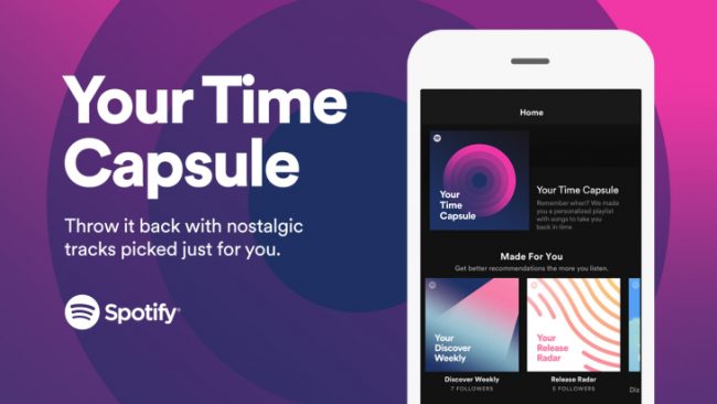time capsule spotify