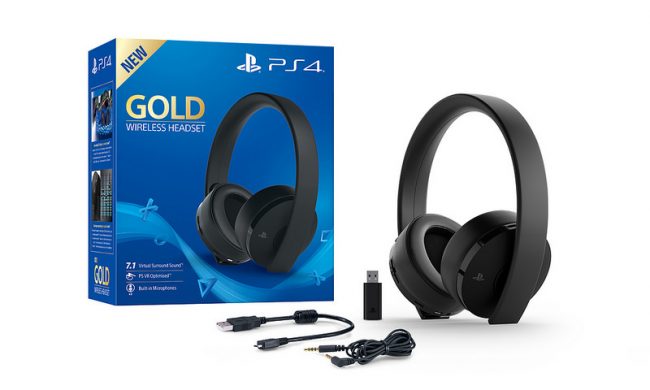 casque PS4 Gold