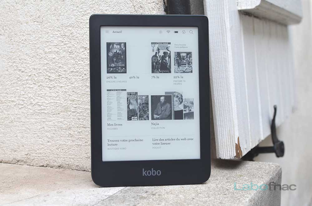 Kobo Clara HD - une liseuse plus petite qu'un livre de poche