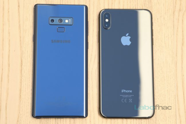 iPhone Xs Max vs Samsung Galaxy Note 9