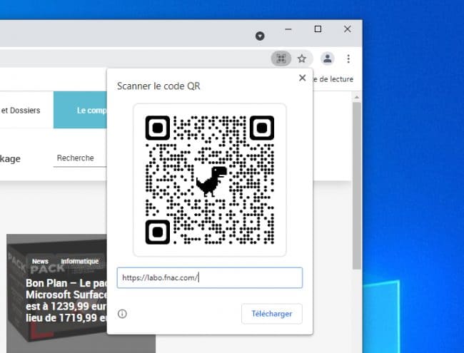 Google Chrome QR Code