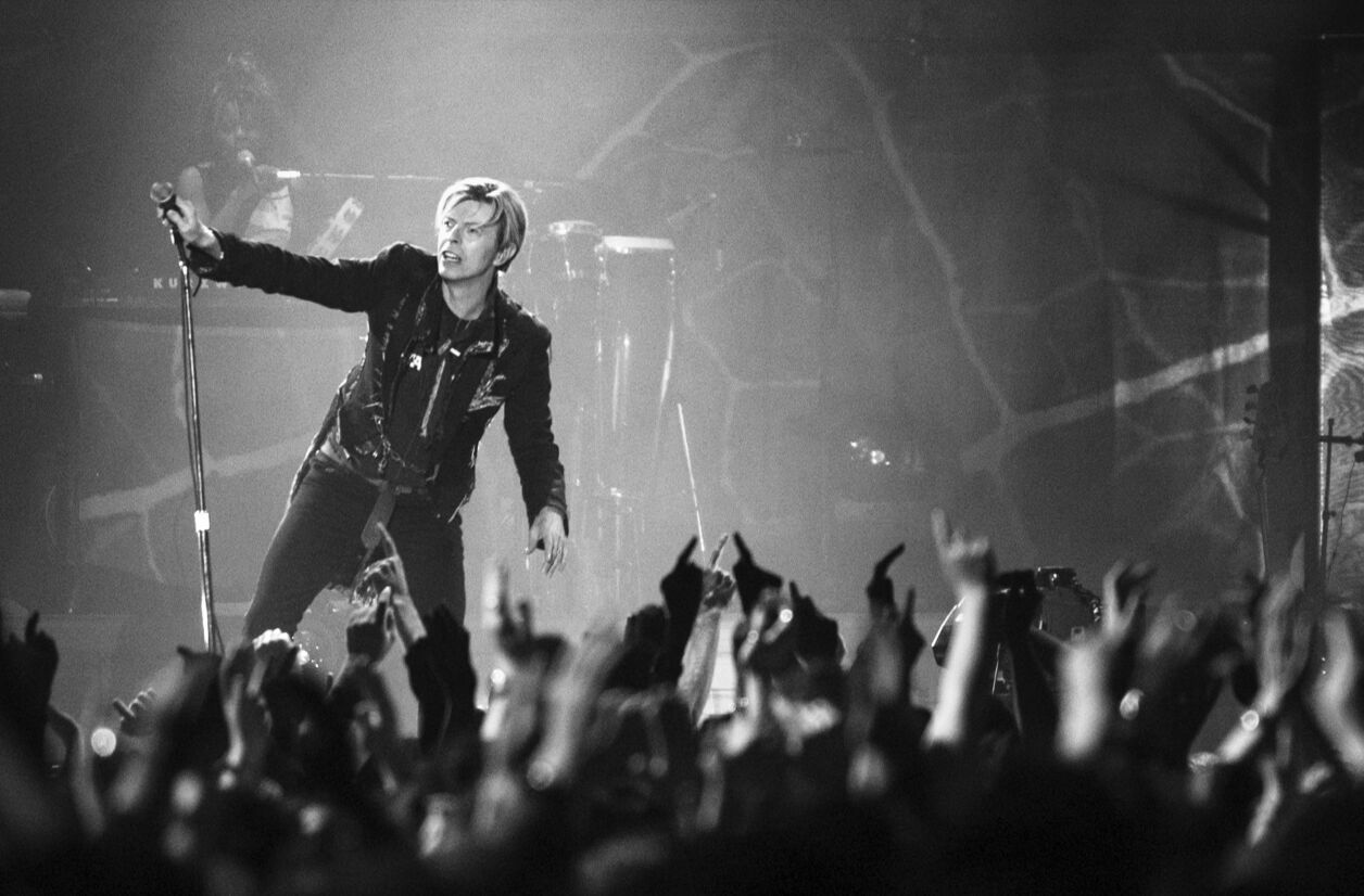 David Bowie en concert en 2003
