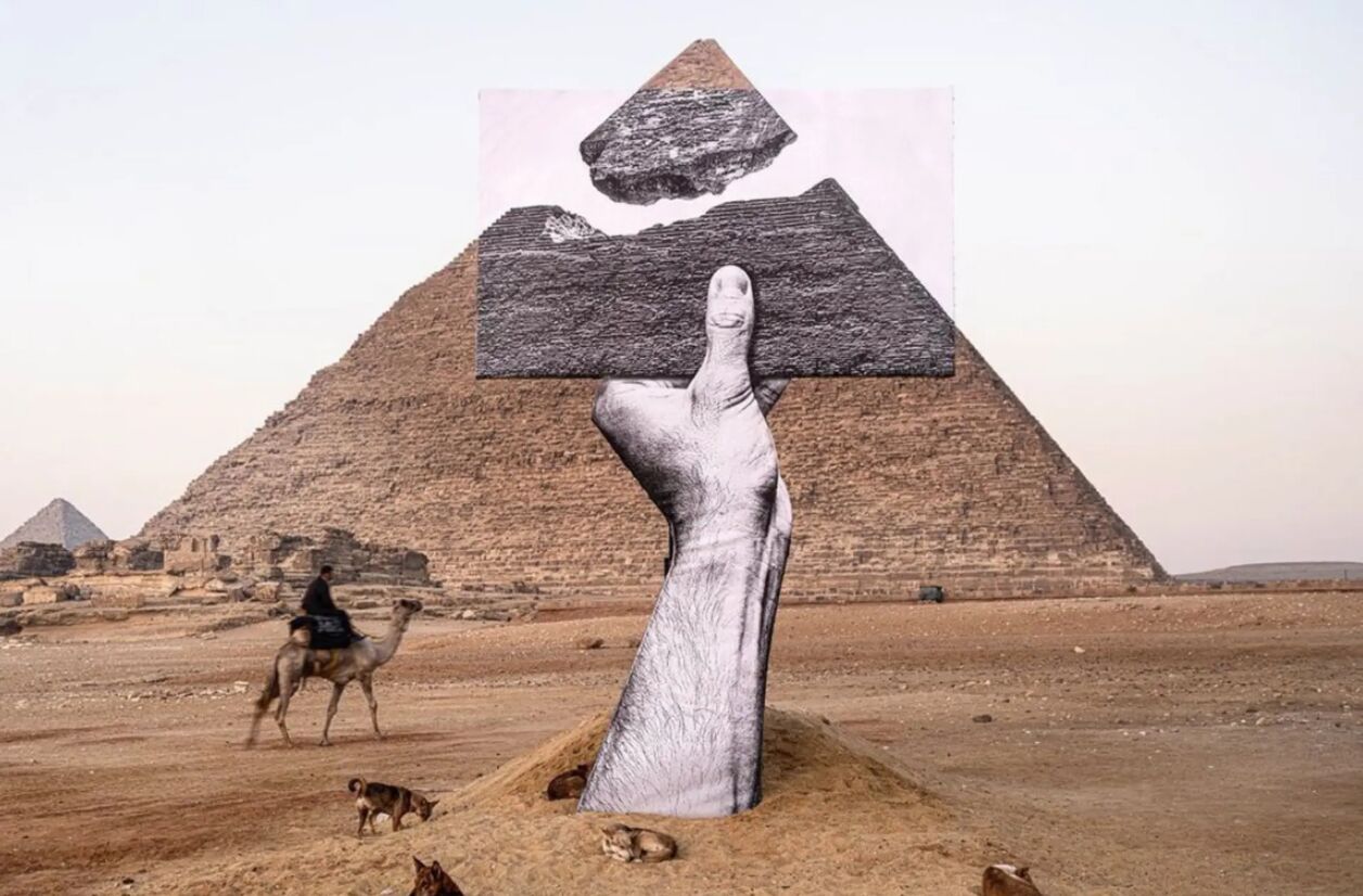 JR, "Greetings from Giza", 2021