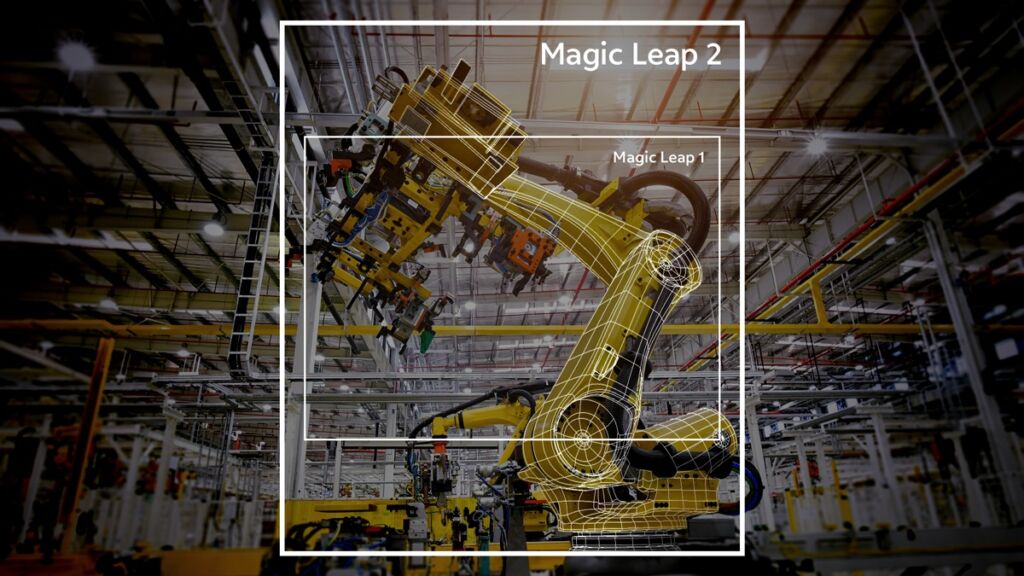Le Magic Leap 2 apporte un champ de vision plus large que son prédécesseur