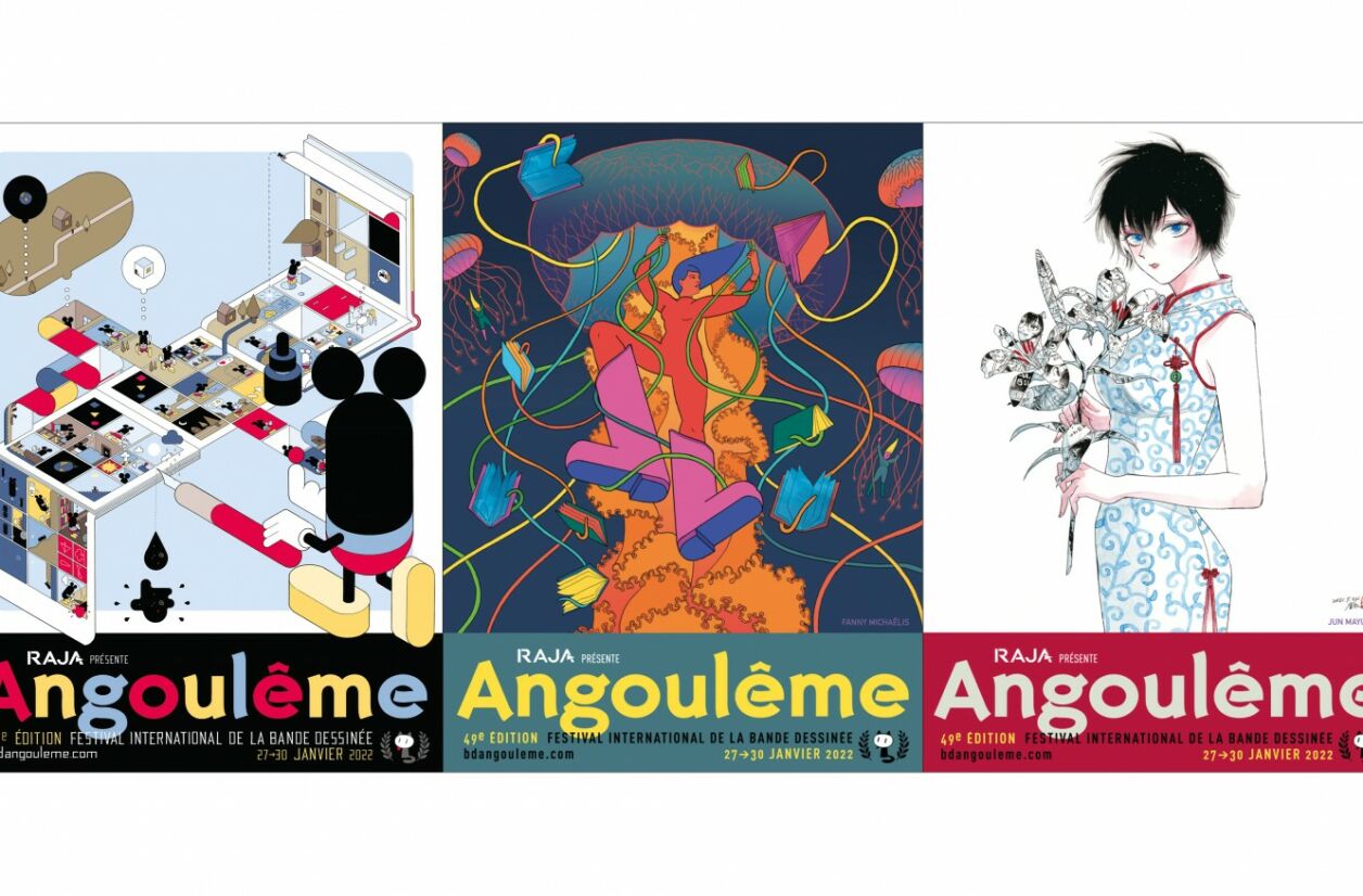 Affiches du Festival de la BD d'Angoulême 2022
