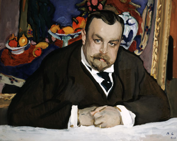 Valentin Sérov. Portrait du collectionneur de la peinture moderne russe et française Ivan Abramovitch Morozov (Moscou, 1910)