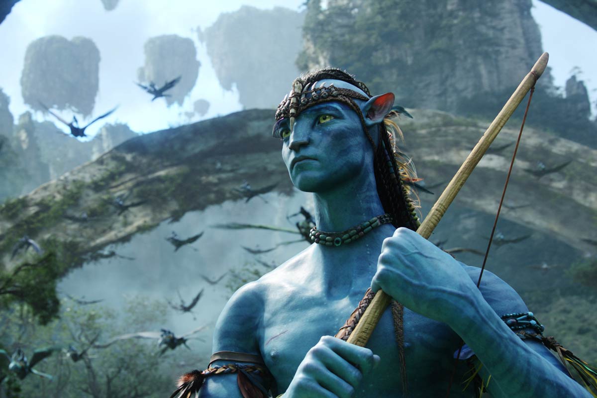 Jake Sully (Sam Worthington) dans "Avatar" de James Cameron
