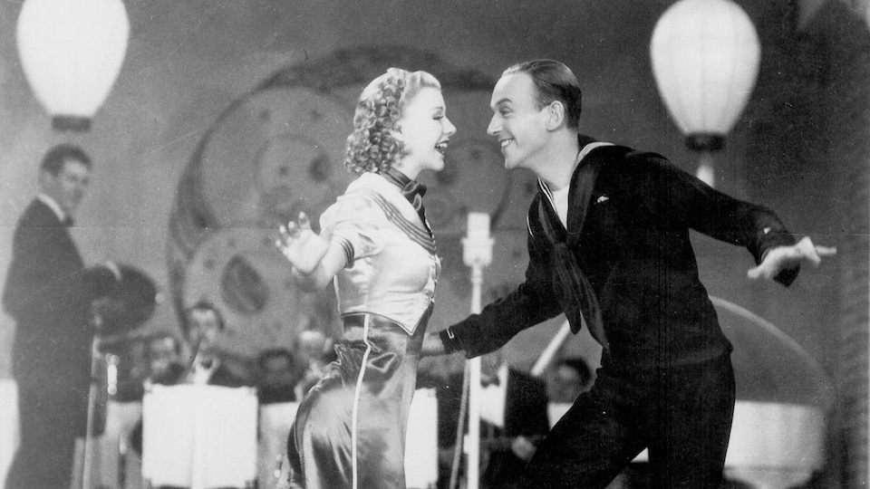 Ginger Rogers et Fred Astaire dans "En suivant la flotte" (Follow the Fleet, 1936)