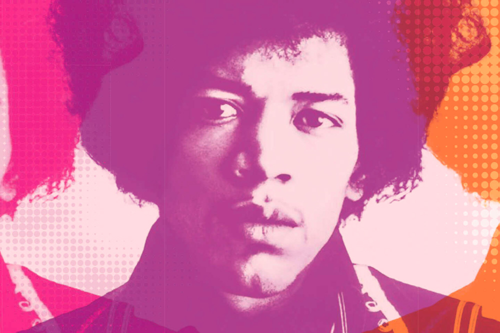 Couverture du livre officiel sur Jimi Hendrix. 