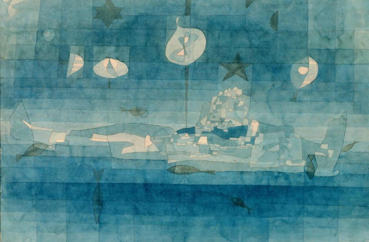Paul Klee, L'Ile engloutie, 1923.