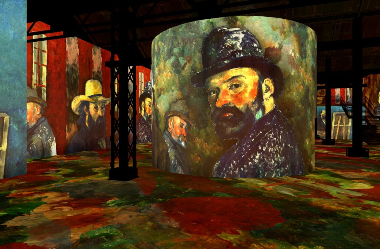 Exposition « Cezanne, lumières de Provence », simulation