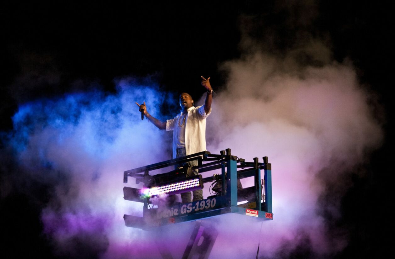 Kanye West en concert à Göteborg (Suède) en 2011