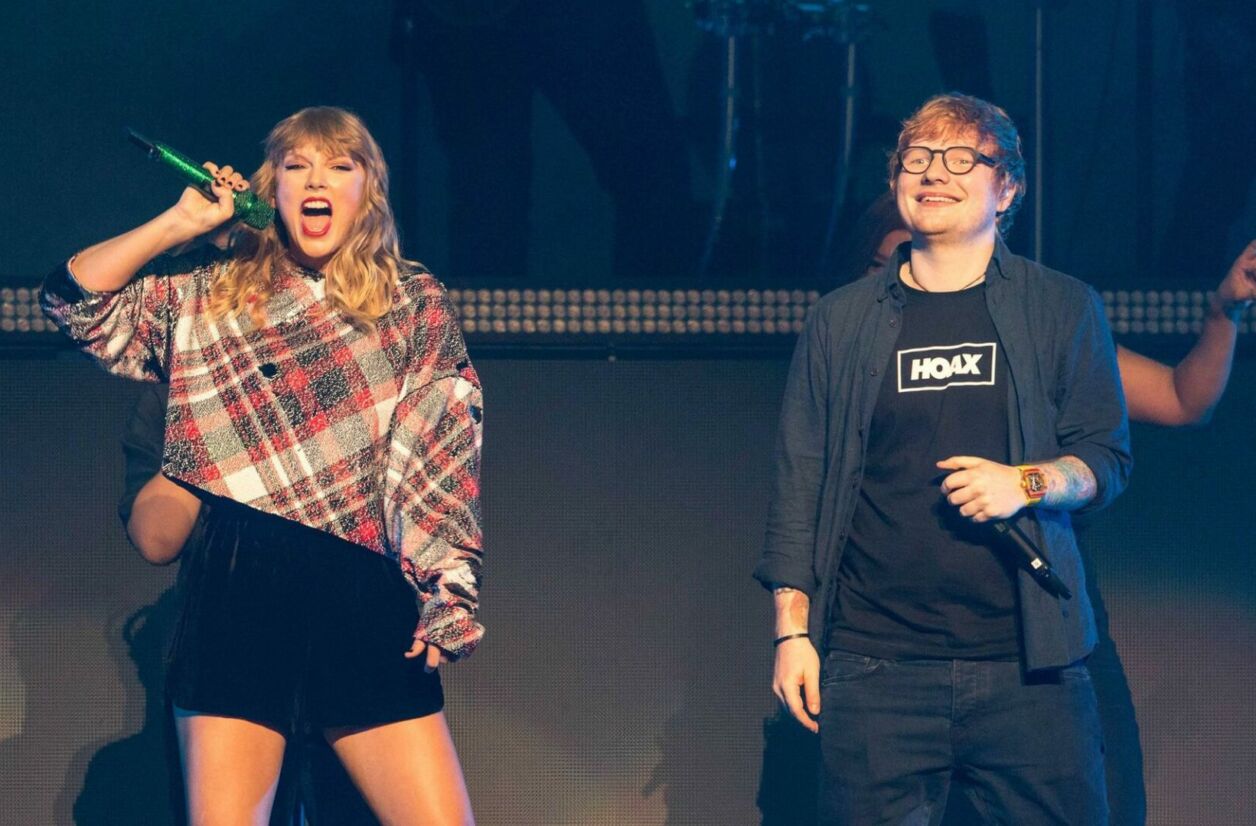 Taylor Swift sur scène avec Ed Sheeran en 2017