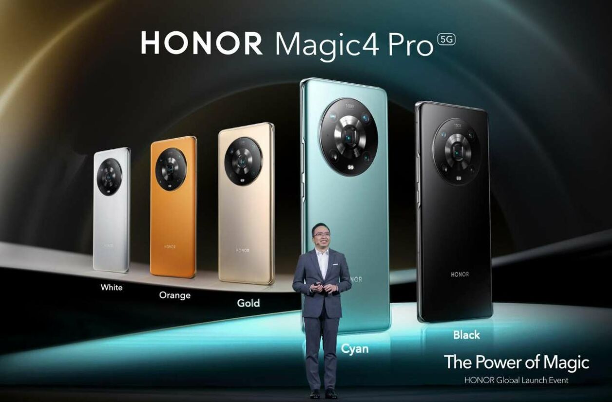 Les Honor Magic 4 et 4 Pro présentés lors du MWC 2022
