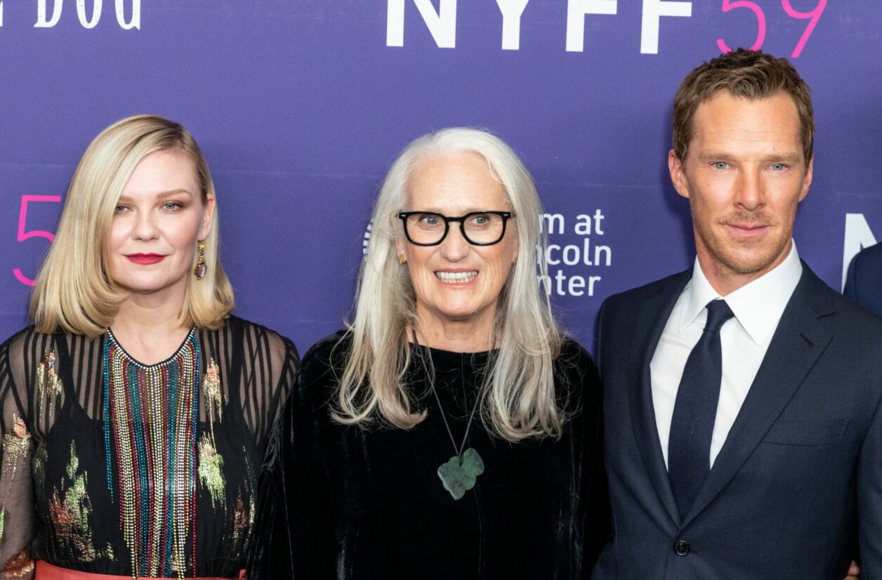  Kirsten Dunst, Jane Campion et Benedict Cumberbatch à l'avant-première new-yorkaise de "The Power of the Dog" (octobre 2021)