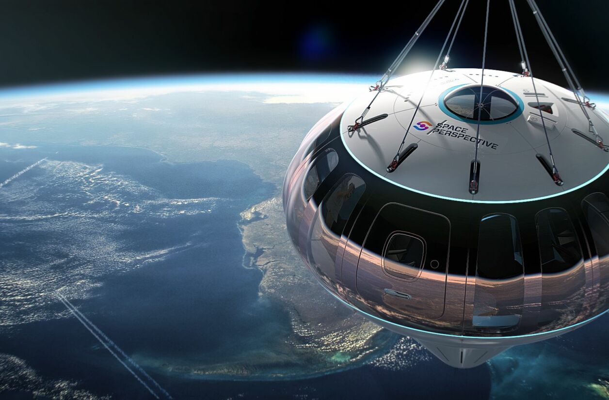 Space Perspective dévoile sa capsule spatiale pour boire du champagne à 30km d'altitude