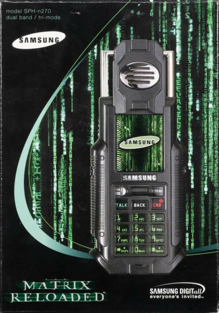 Le téléphone portable utilisé par Neo dans Matrix