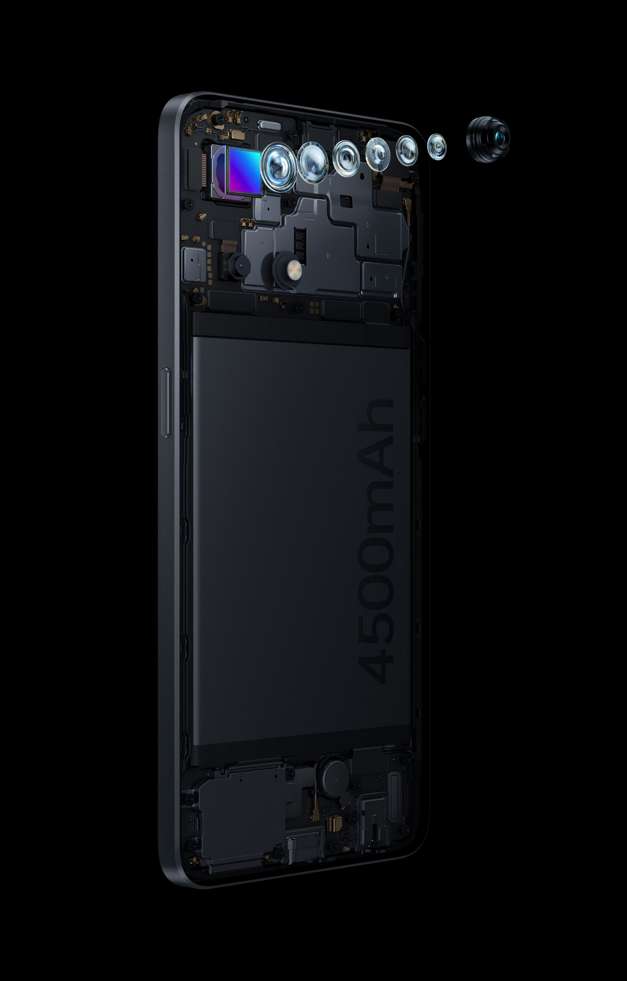 L'Oppo 7 avec son triple capteur arrière et sa batterie de 4500 mAh supportant la charge rapide 33W