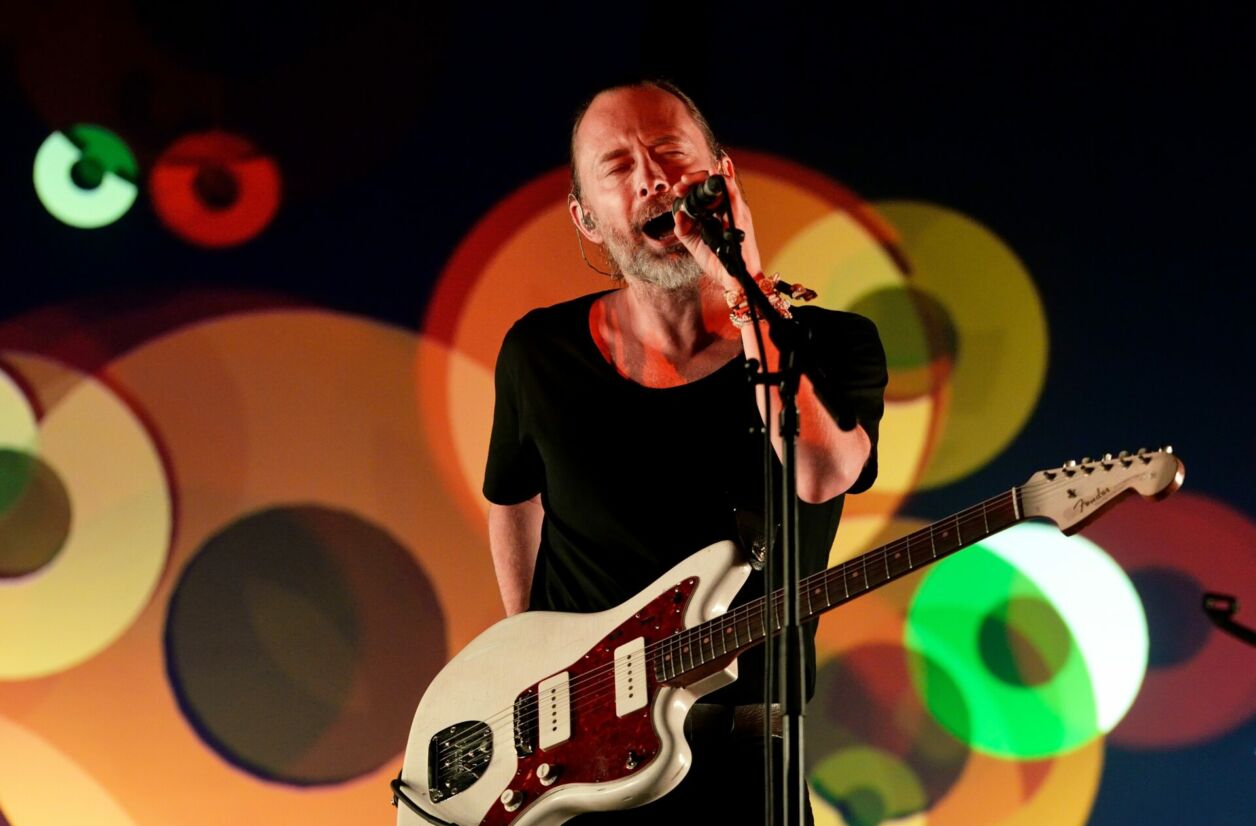 Thom Yorke, chanteur de Radiohead, au Sonar Festival (Barcelone, 2018)