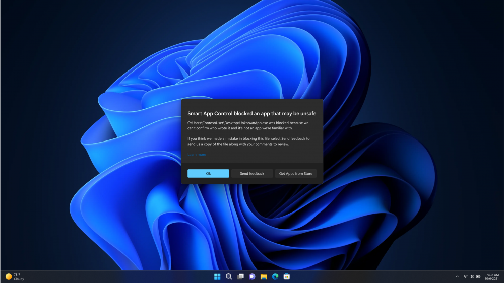Windows 11 bloquera automatiquement les sites et les applications soupçonnées d'être malveillants