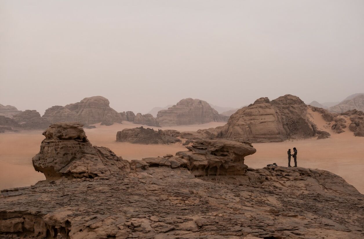 Sur le tournage de "Dune" dans le désert de Wadi Rum (Jordanie)