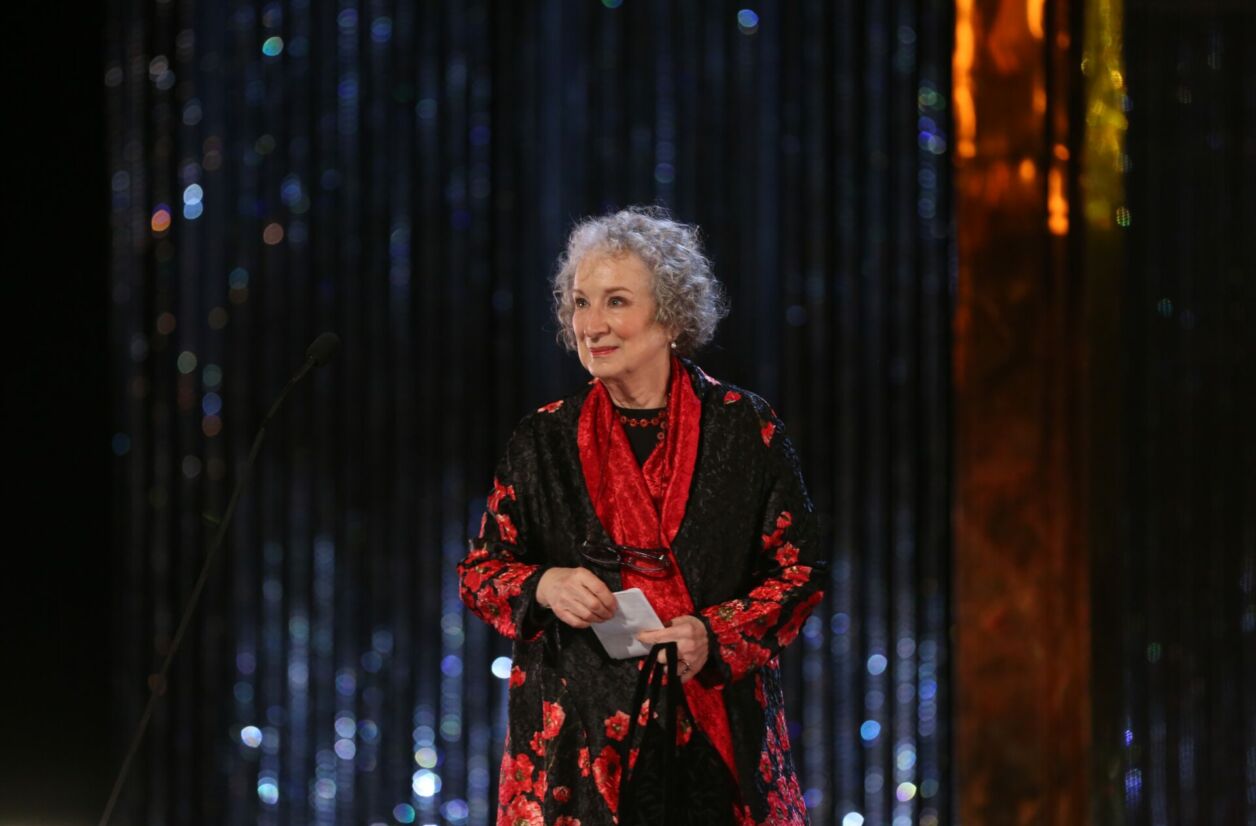 L'autrice Margaret Atwood lors des Canadian Screen Awards (2018)