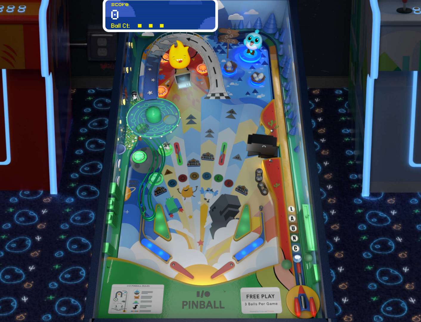Google fait renaître le mythique jeu de flipper Pinball