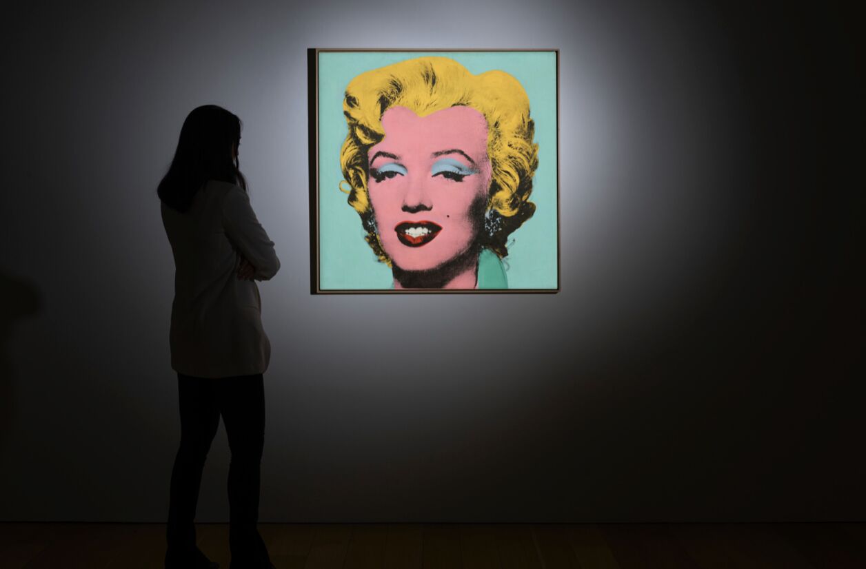 Andy Warhol, "Shot Sage Blue Marilyn", 1964