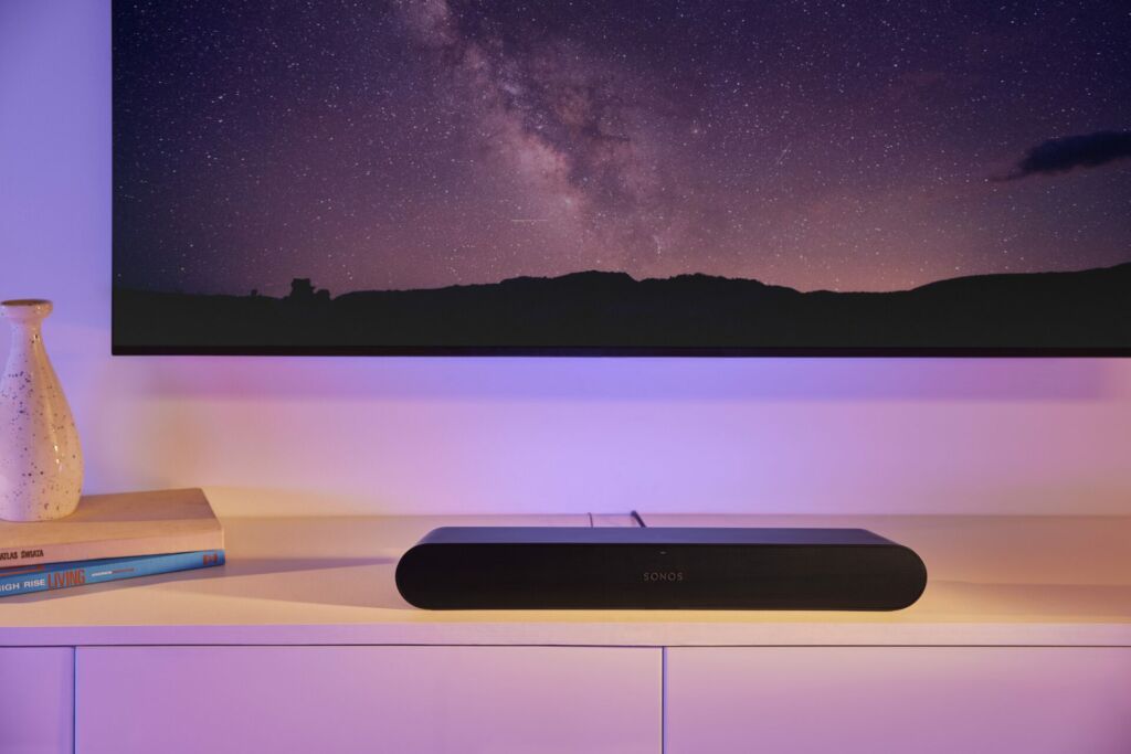 Sonos Ray - Barre De Son Compacte Pour TV - Noir - Son Clair Et Immersif - Compatible AirPlay 2