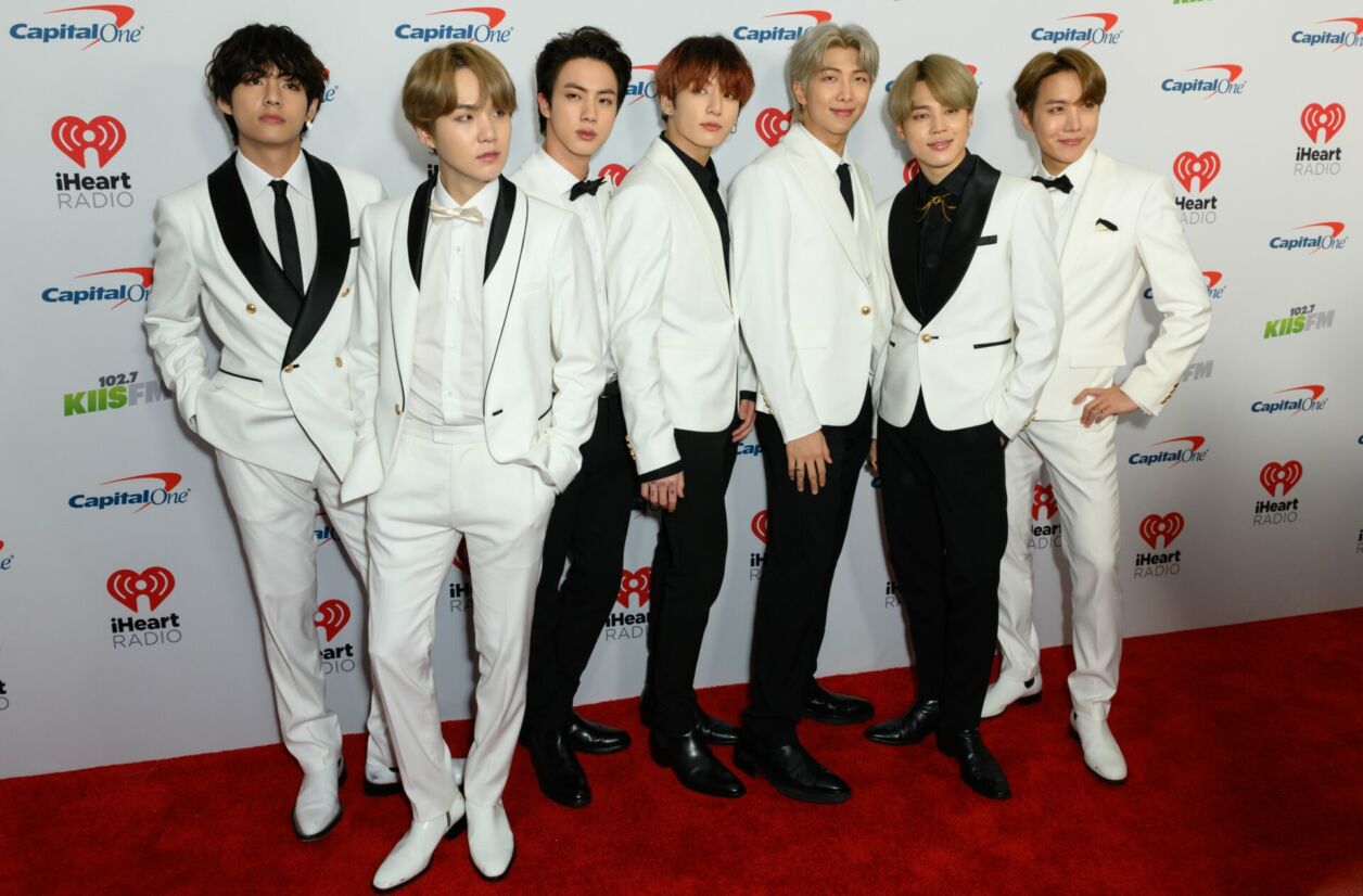 Les membres de BTS à Los Angeles en décembre 2019