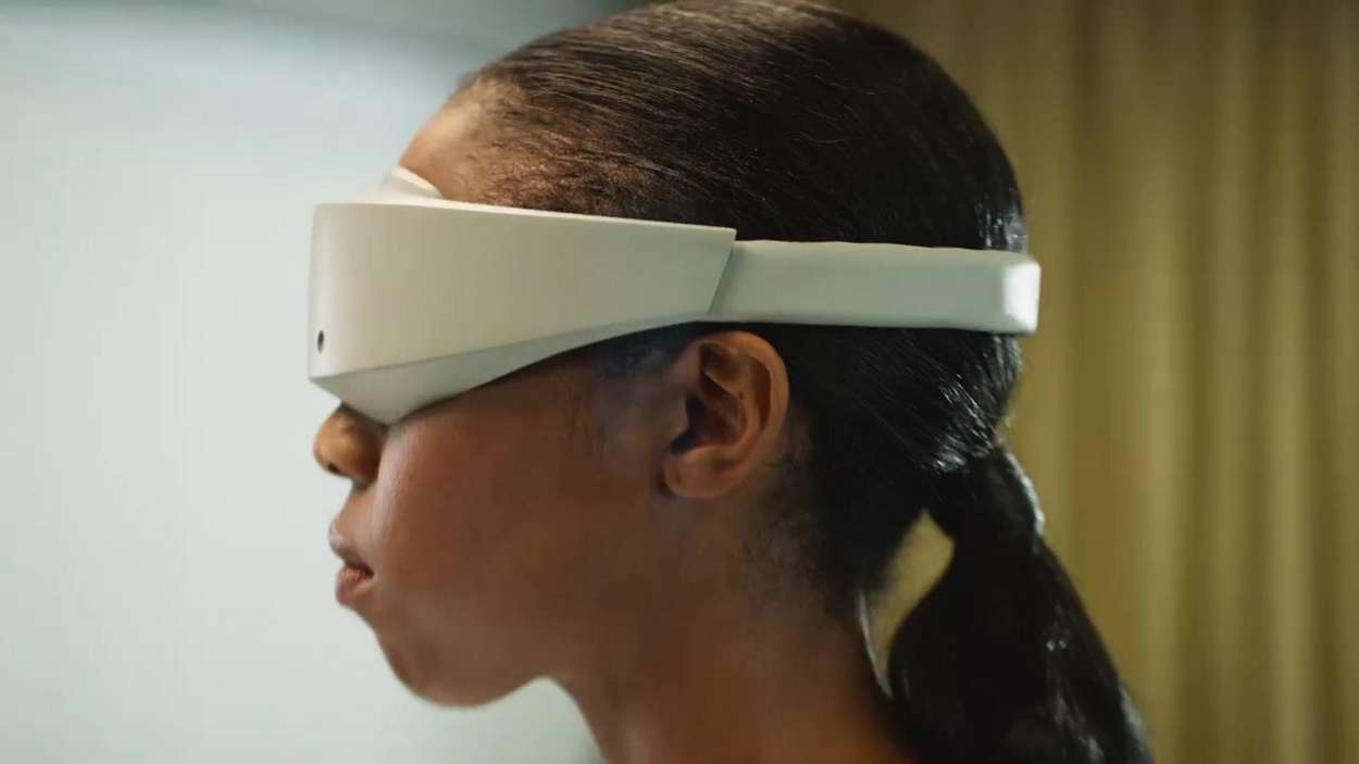 Meta présente le concept d'un casque futuriste de VR.