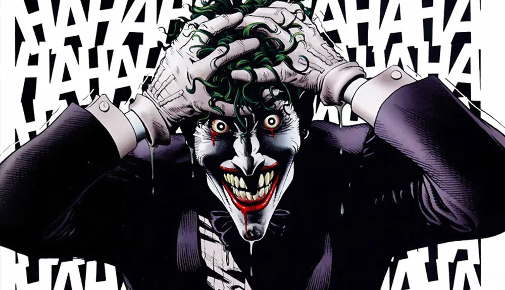 Le Joker dans le comics “Batman: The Killing Joke”.