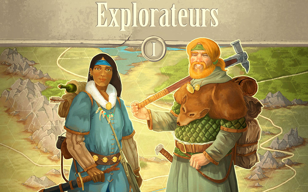 L’éditeur, adepte du mélange des genres, a conçu son “Atlas des Explorateurs” – en boutique à la fin du mois de juin – comme un livre pouvant servir de plateau de jeu.