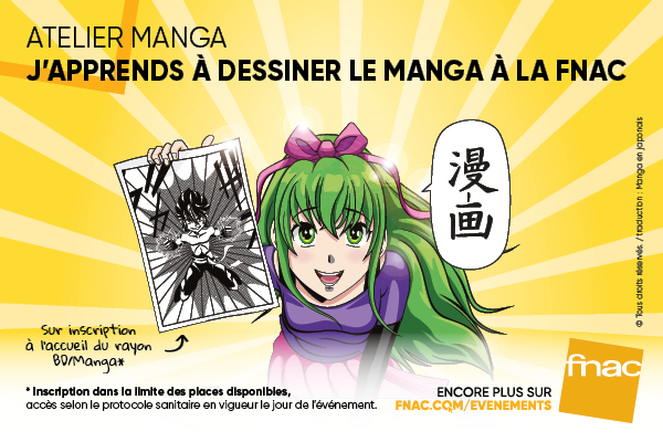 Apprenez à dessiner le Manga avec la Fnac !