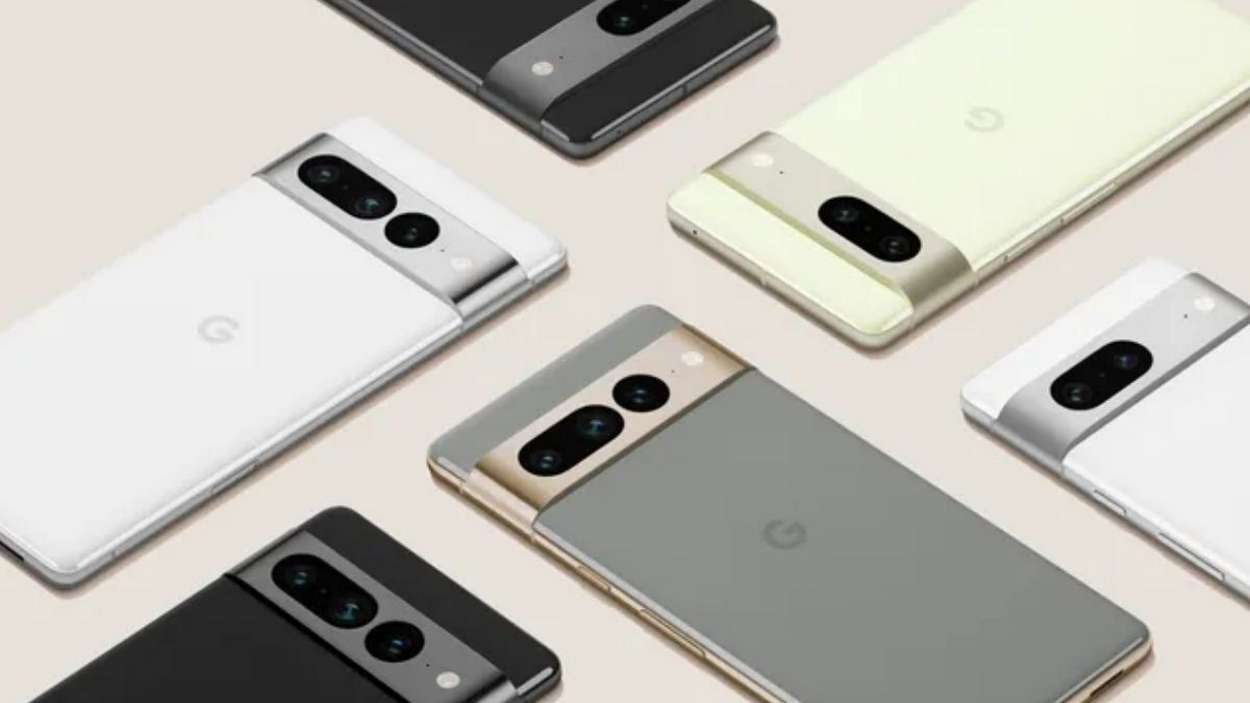 Images officielles du Pixel 7 dévoilées par Google lors de sa conférence I/O en mai 2022.