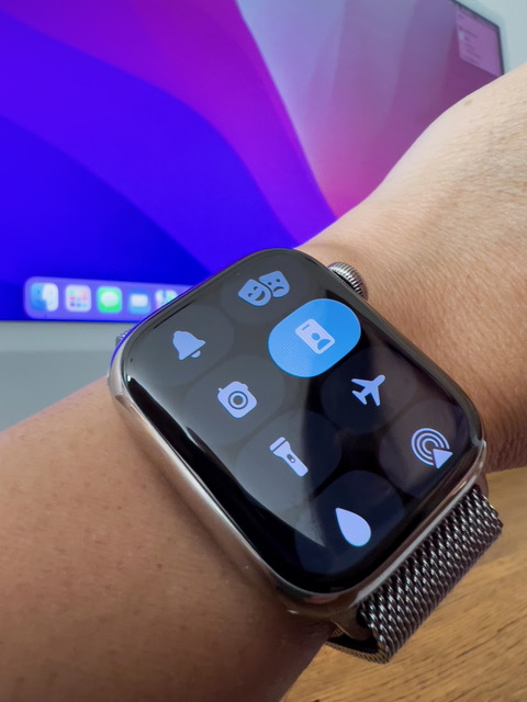 Aperçu du mode Concentration de l'Apple Watch.