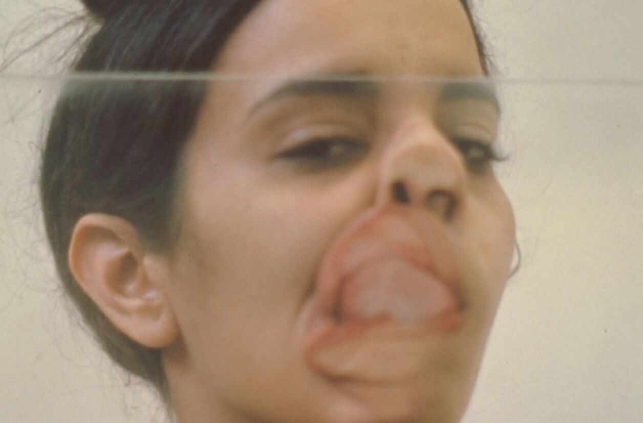 Ana Mendieta, “Untitled (Glass on Body Imprints)”, 1972/1997/2009.