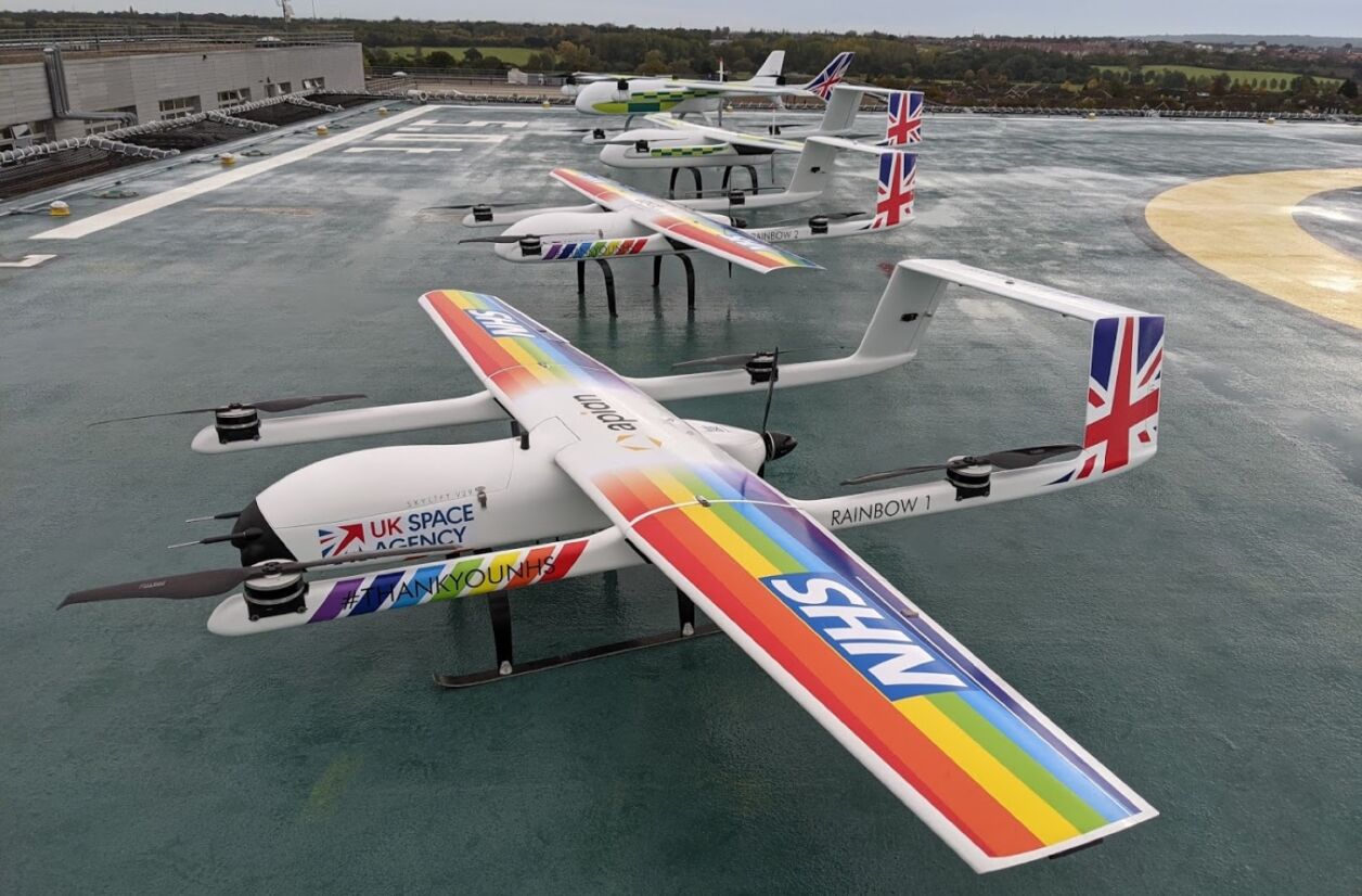 Les drones d'Apian vont effectuer des livraisons sur une île du Royaume-Uni.