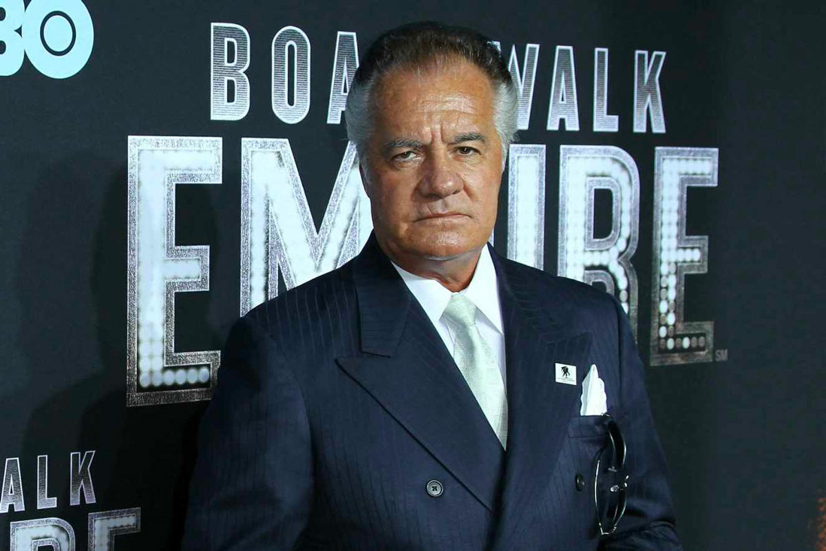 Tony Sirico, lors de la première de la série « Boardwalk Empire », à New York, le 15 septembre 2010.