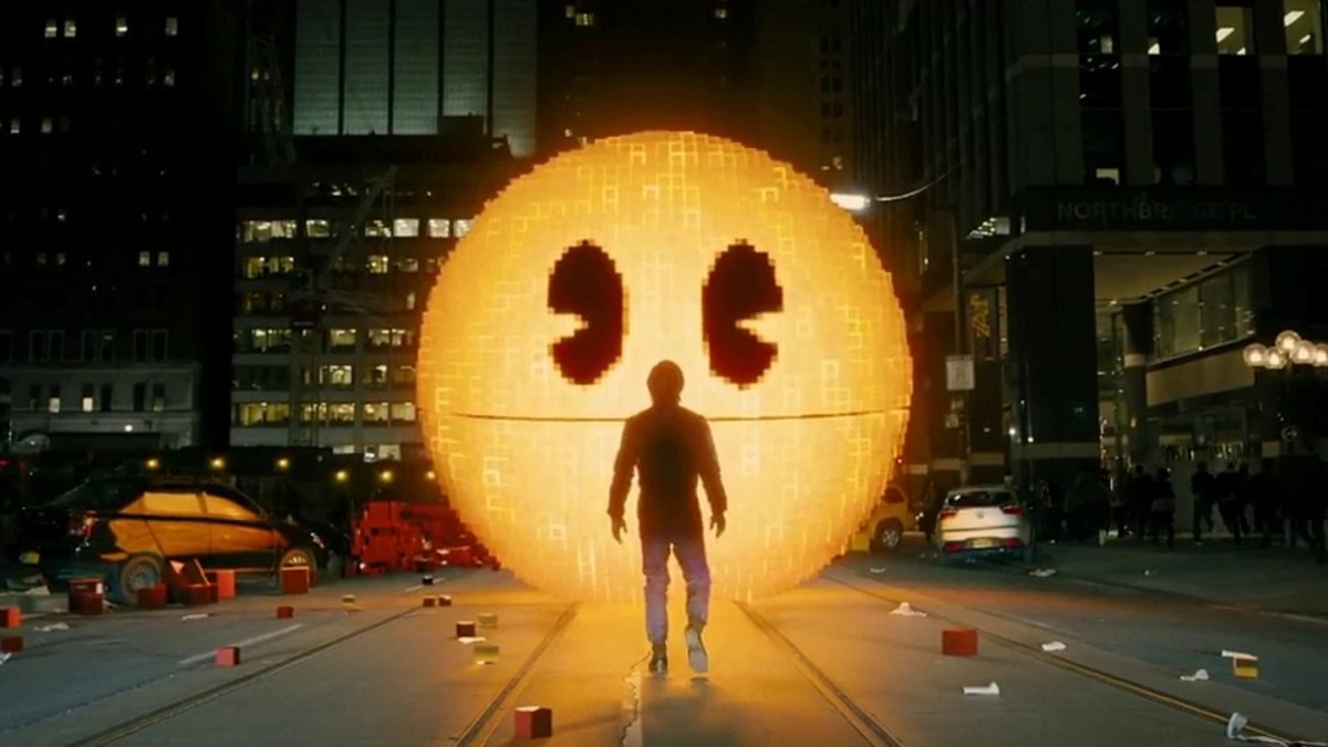 Pac-Man dans le film "Pixels".
