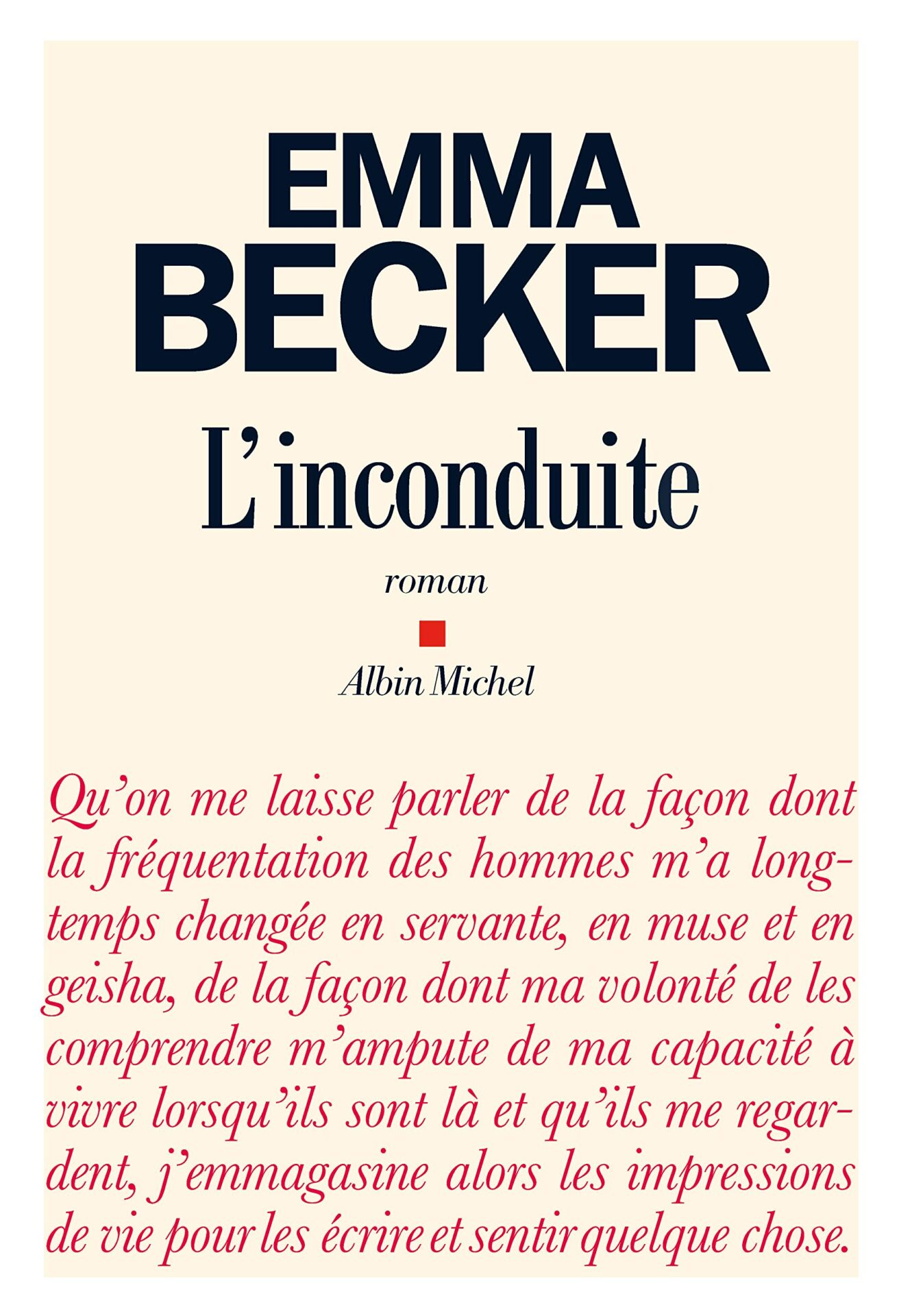 Linconduite Demma Becker Une Femme Et Ses Hommes 5646