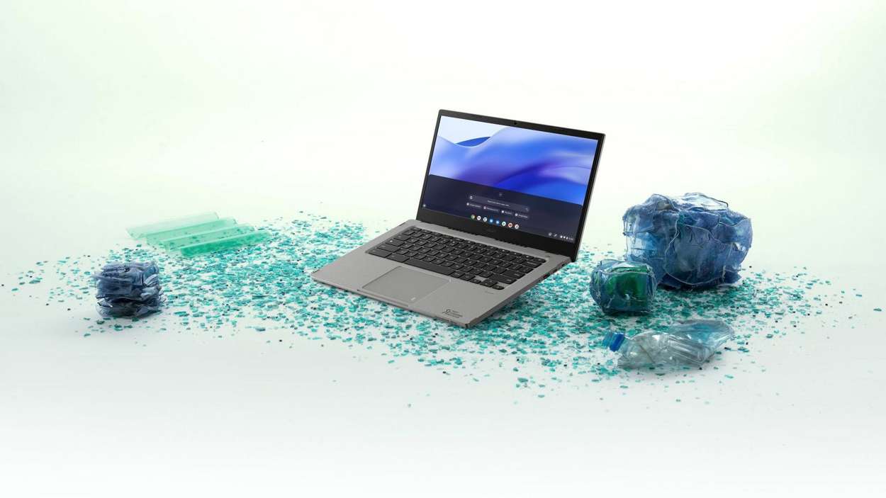 L'Acer Chromebook Vero 514 est fabriqué en partie à base de plastique recyclé récupéré dans les océans.