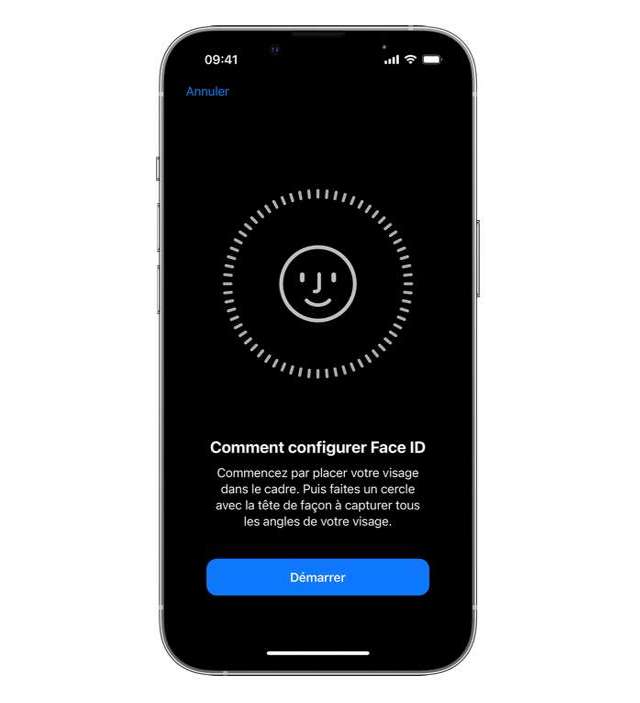 Face ID utilise toute une série de capteurs afin de valider qu'il s'agit bien du propriétaire de l'iPhone.