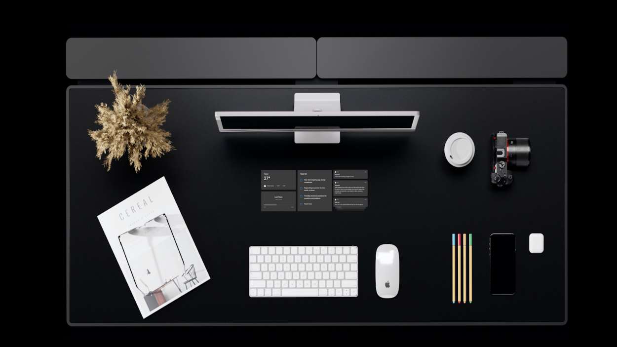 Le Lumina Desk est pensé pour améliorer le confort et la productivité des télétravailleurs.