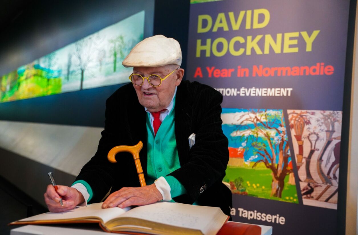 David Hockney présente “A Year in Normandie” à Bayeux.