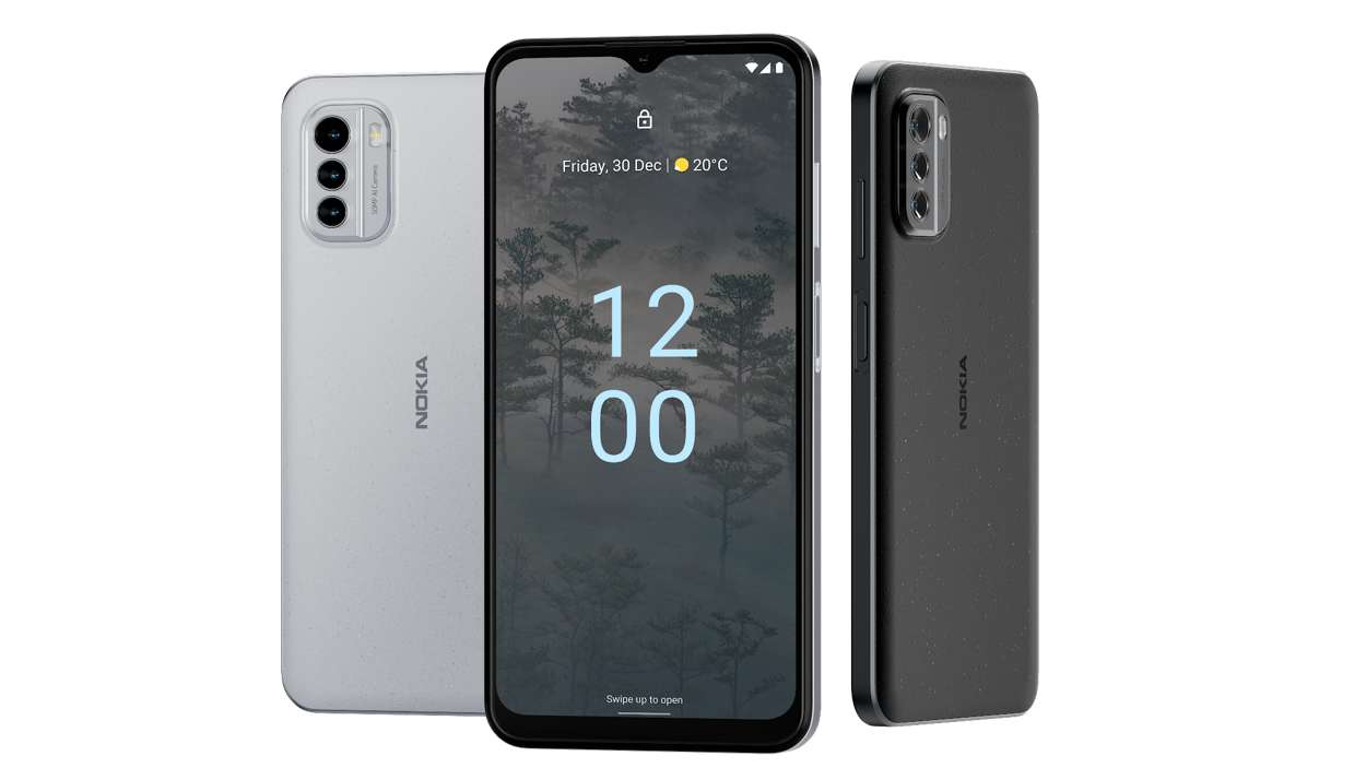 Le Nokia G60 avec sa connectivité 5G et son triple capteur photo.