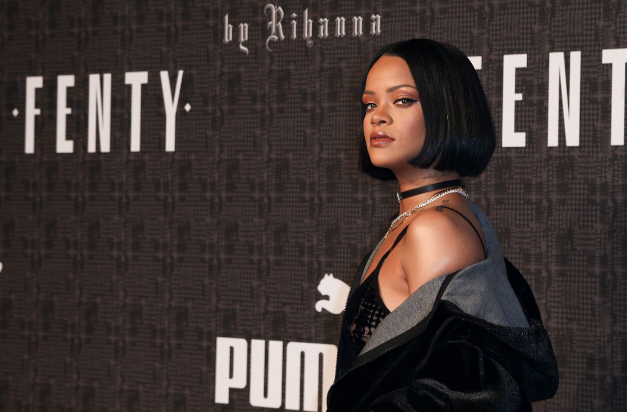 Rihanna lors de la Fashion Week de New York, 2016