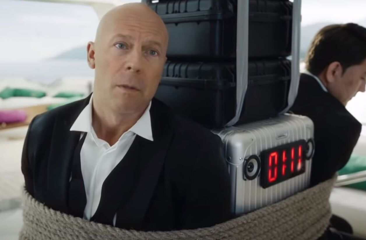 Un deepfake de Bruce Willis dans une publicité russe.