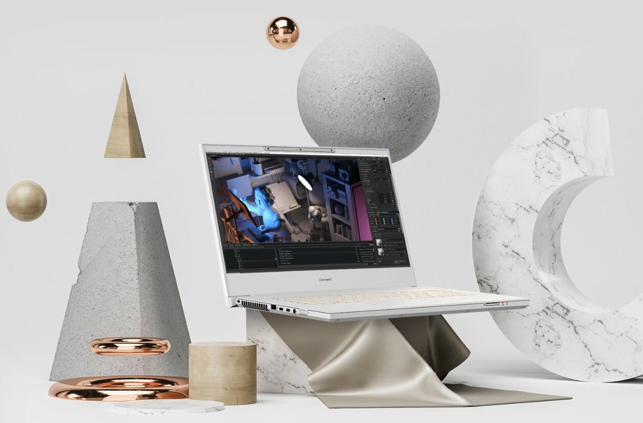 Le ConceptD 7 est un ordinateur portable de luxe, adapté aux créateurs et aux joueurs exigeants.