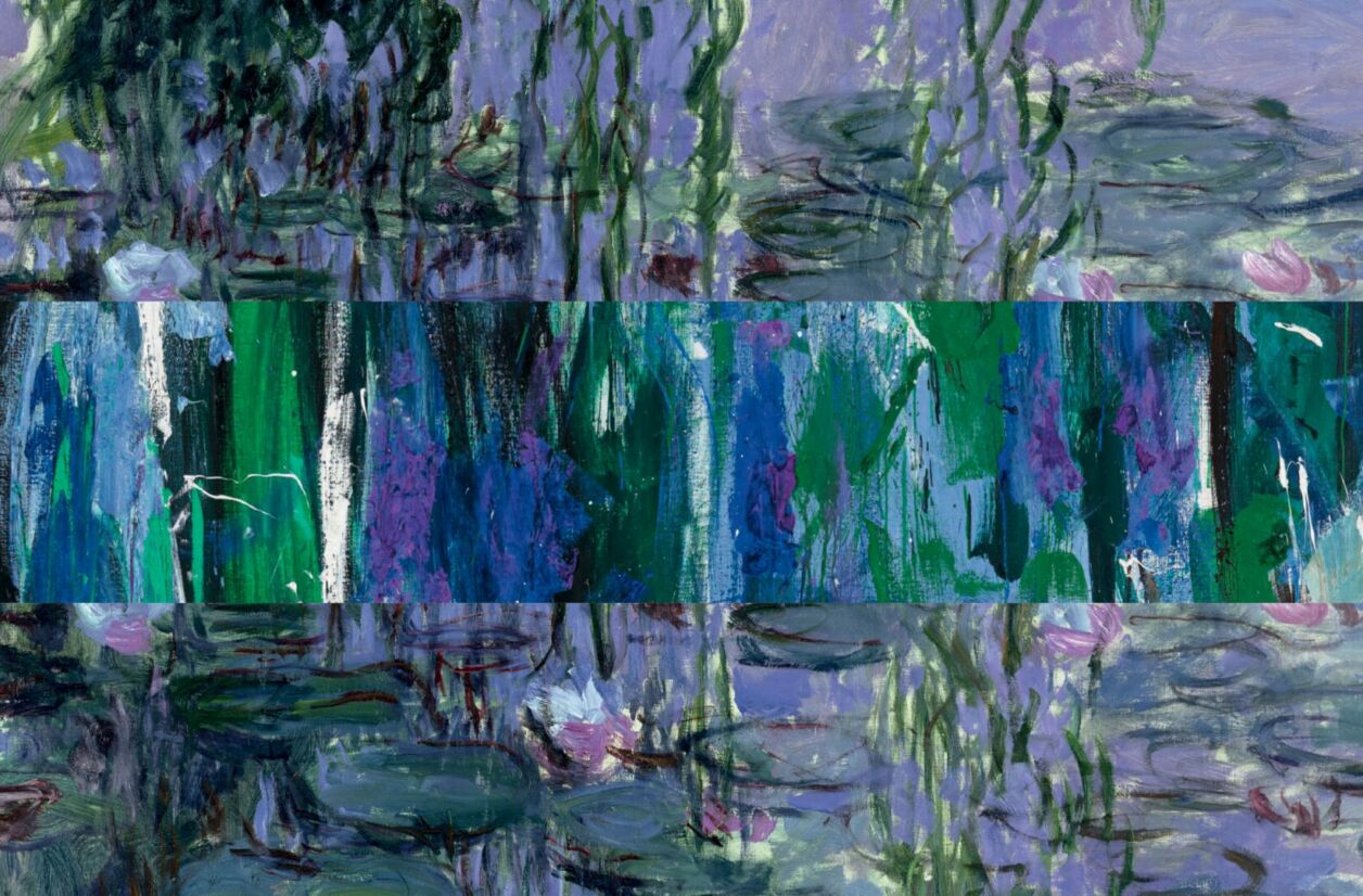 L'exposition sera l'occasion de découvrir conjointement l'œuvre de Joan Mitchell et de Claude Monet. © Fondation Louis Vuitton
